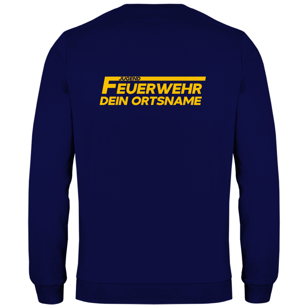 Herren Sweatshirt - Jugendfeuerwehr Gelb [Personalisierbar]