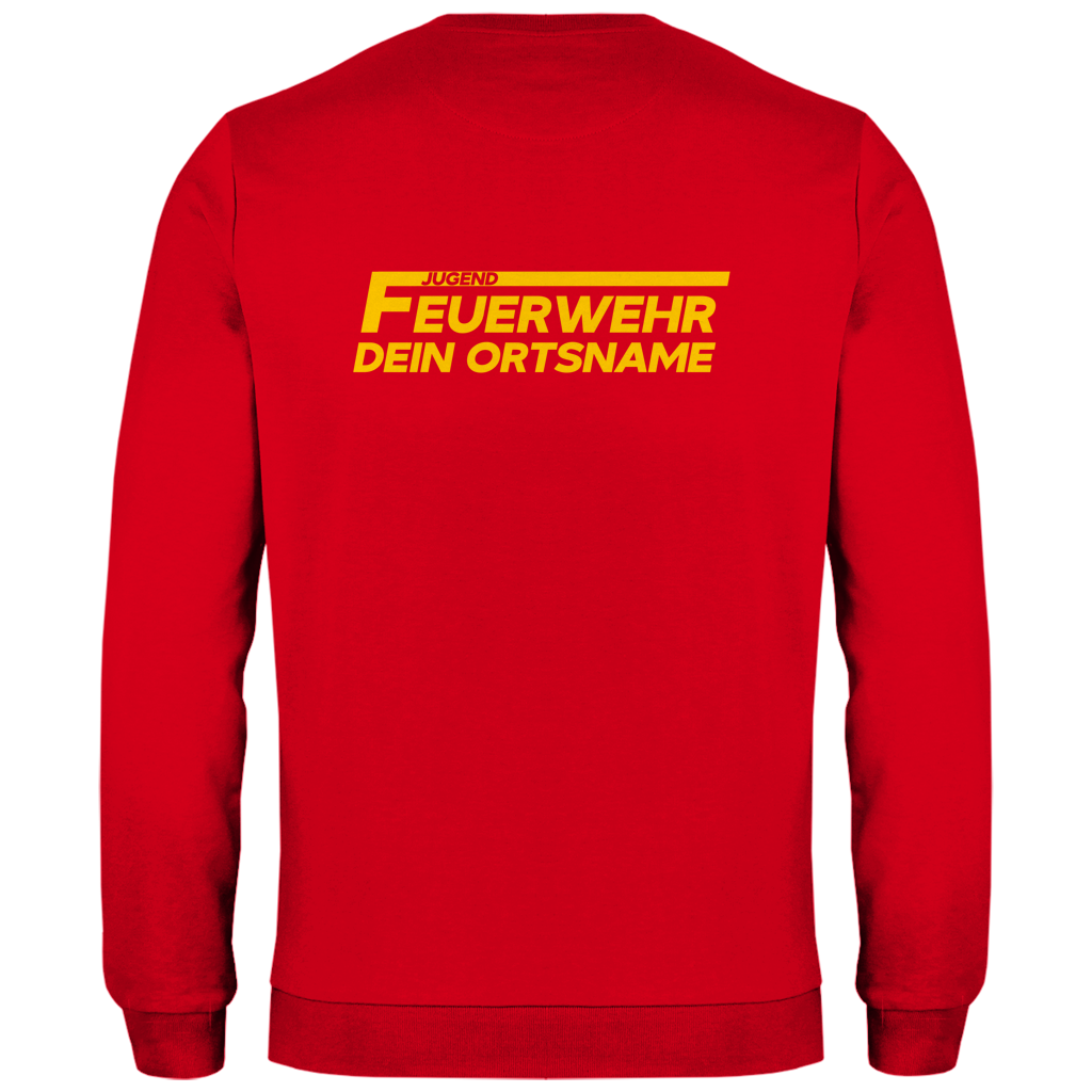 Herren Sweatshirt - Jugendfeuerwehr Gelb [Personalisierbar]