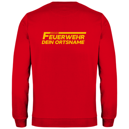 Herren Sweatshirt - Jugendfeuerwehr Gelb [Personalisierbar]
