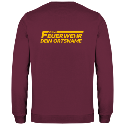 Herren Sweatshirt - Jugendfeuerwehr Gelb [Personalisierbar]