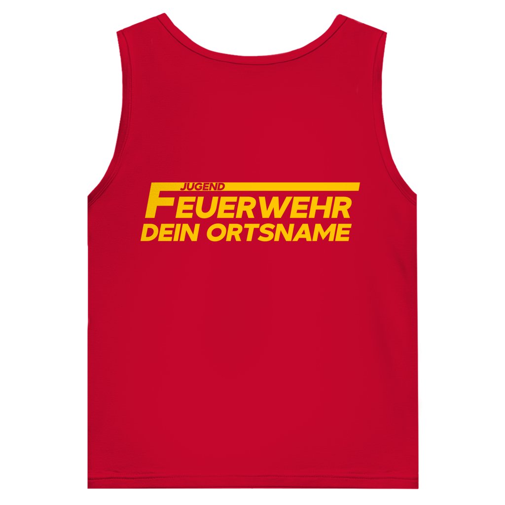 Herren Tank Top - Jugendfeuerwehr Gelb [Personalisierbar]