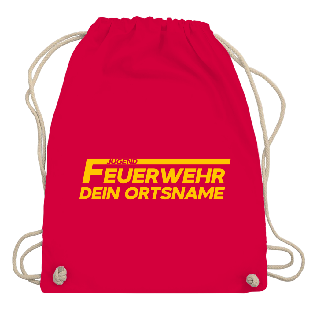 Turnbeutel - Jugendfeuerwehr Gelb [Personalisierbar]