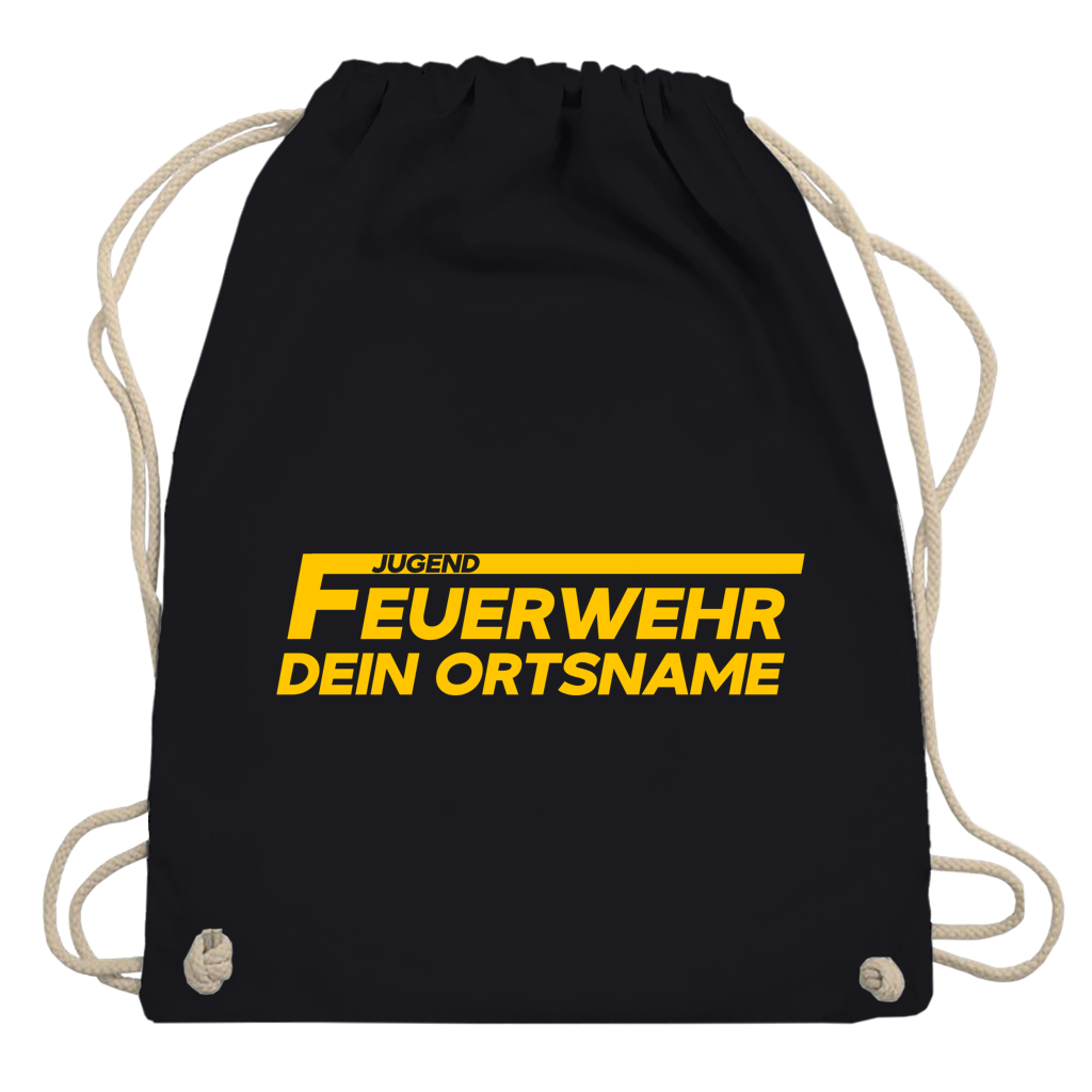 Turnbeutel - Jugendfeuerwehr Gelb [Personalisierbar]