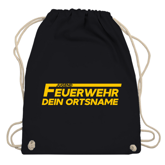 Turnbeutel - Jugendfeuerwehr Gelb [Personalisierbar]