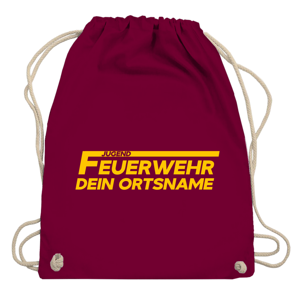 Turnbeutel - Jugendfeuerwehr Gelb [Personalisierbar]