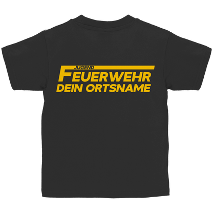 Kinder T-Shirt - Jugendfeuerwehr Gelb [Personalisierbar]