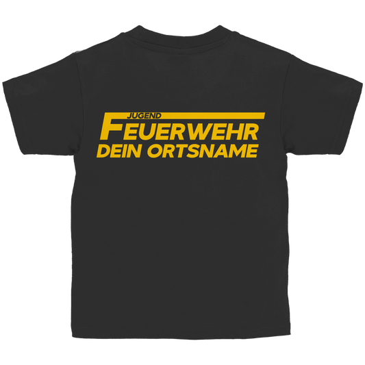 Kinder T-Shirt - Jugendfeuerwehr Gelb [Personalisierbar]