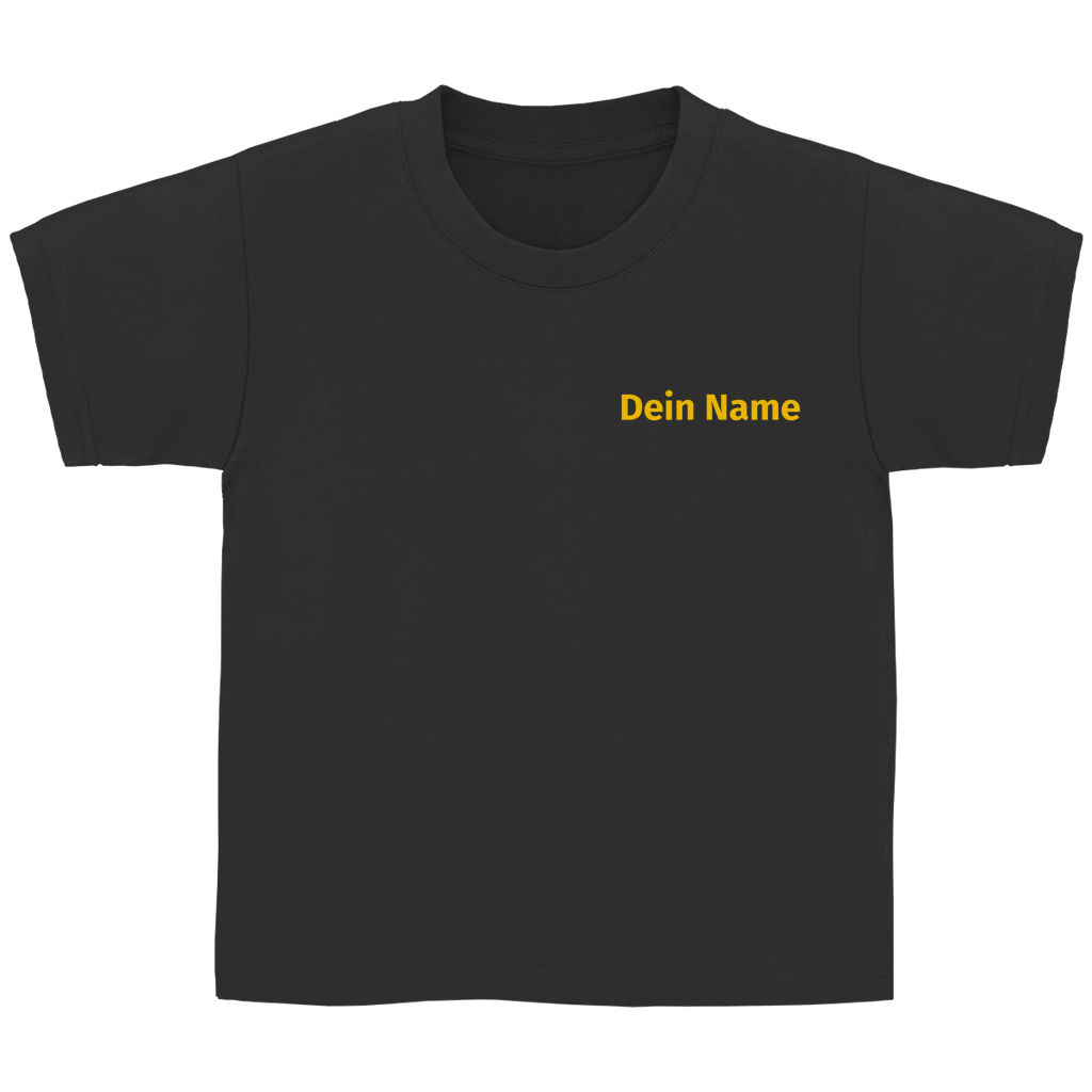 Kinder T-Shirt - Jugendfeuerwehr Gelb [Personalisierbar]