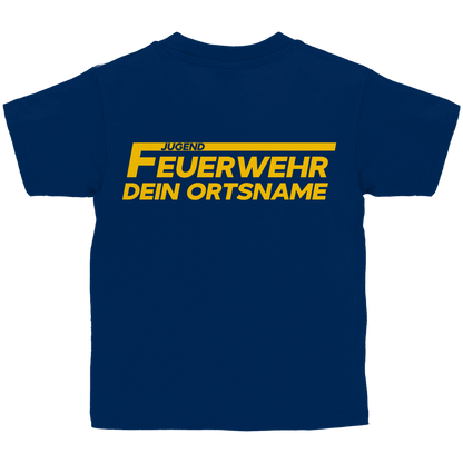 Kinder T-Shirt - Jugendfeuerwehr Gelb [Personalisierbar]