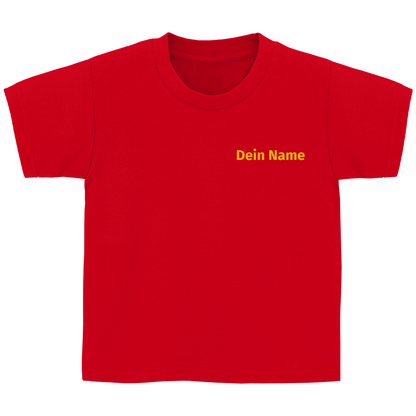 Kinder T-Shirt - Jugendfeuerwehr Gelb [Personalisierbar]
