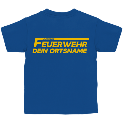 Kinder T-Shirt - Jugendfeuerwehr Gelb [Personalisierbar]