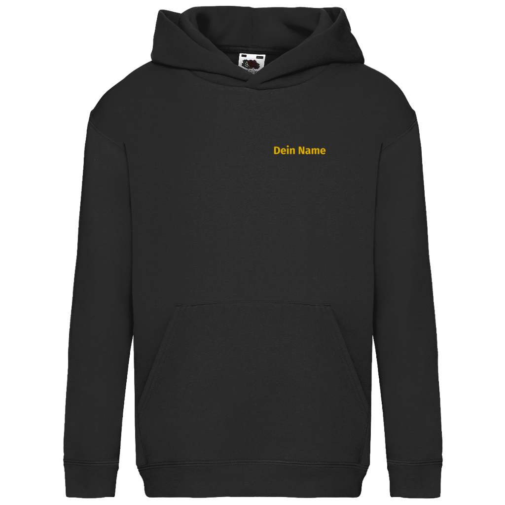 Kinder Hoodie - Jugendfeuerwehr Gelb [Personalisierbar]