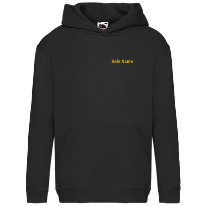 Kinder Hoodie - Jugendfeuerwehr Gelb [Personalisierbar]