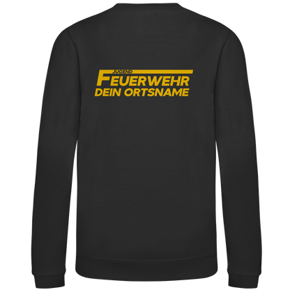 Kinder Sweatshirt - Jugendfeuerwehr Gelb [Personalisierbar]
