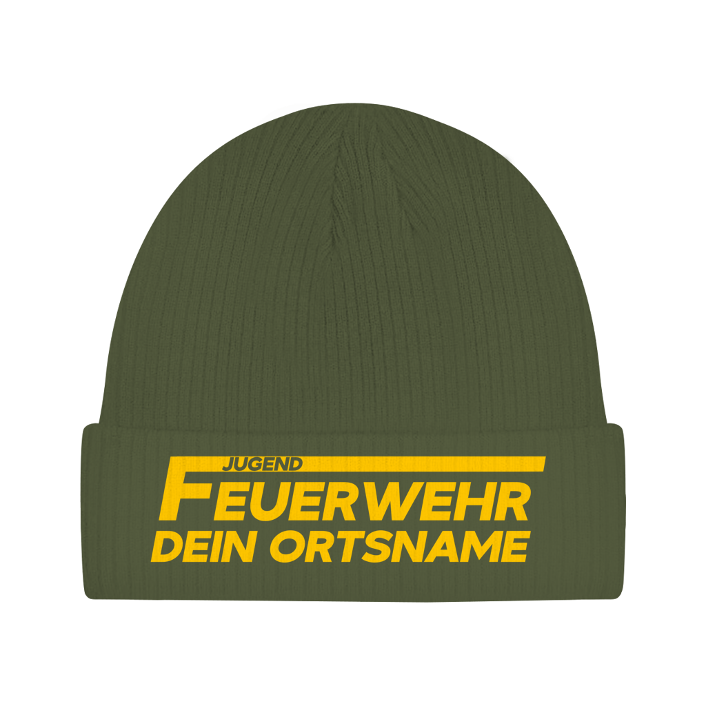 Beanie - Jugendfeuerwehr Gelb [Personalisierbar]