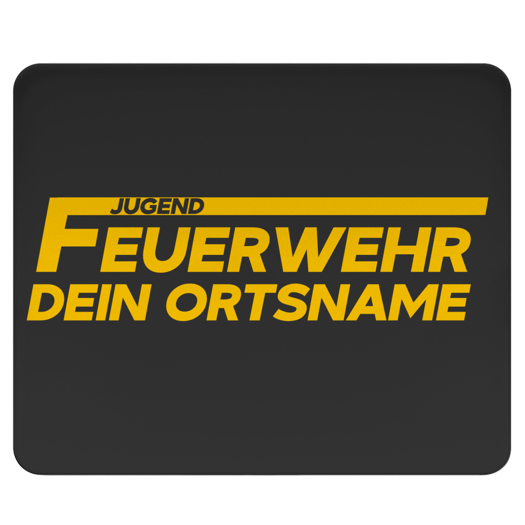 Mousepad - Jugendfeuerwehr Gelb [Personalisierbar]