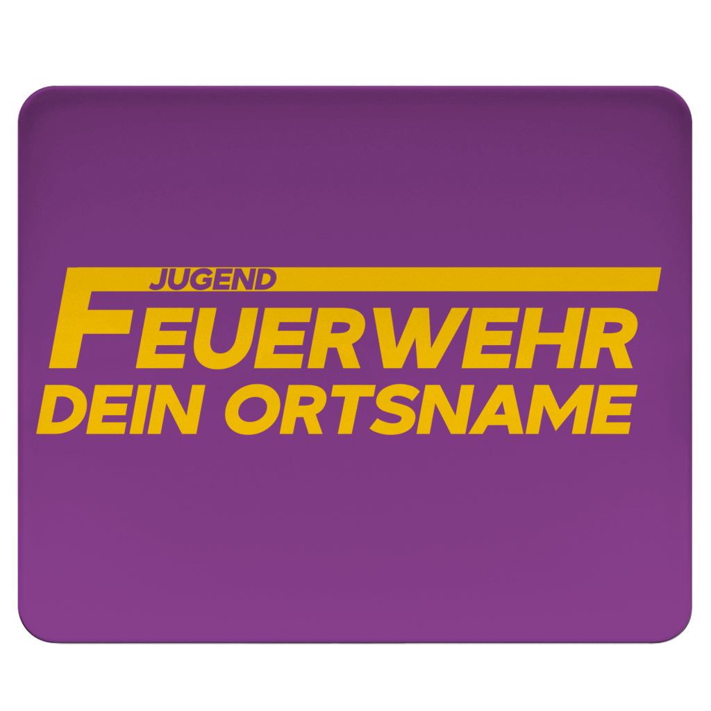 Mousepad - Jugendfeuerwehr Gelb [Personalisierbar]