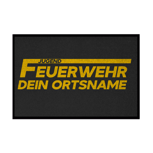 Fußmatte - Jugendfeuerwehr Gelb [Personalisierbar]