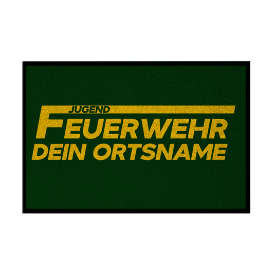 Fußmatte - Jugendfeuerwehr Gelb [Personalisierbar]