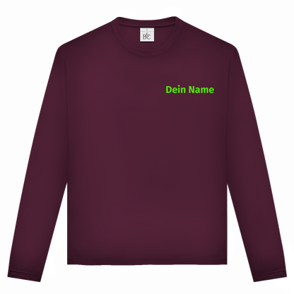 Unisex Langarmshirt - Freiwillige Feuerwehr Grün [Personalisierbar]