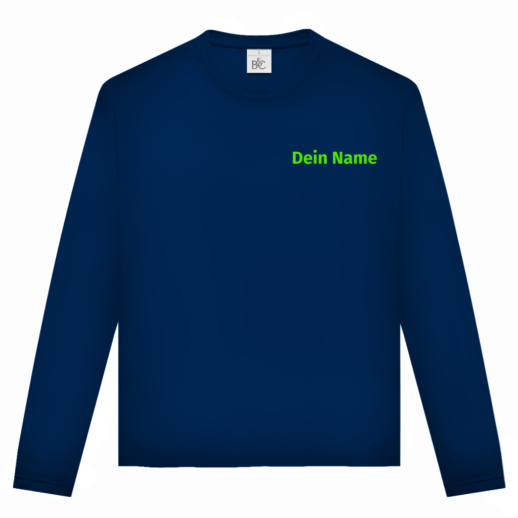 Unisex Langarmshirt - Freiwillige Feuerwehr Grün [Personalisierbar]