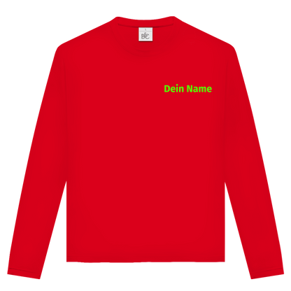 Unisex Langarmshirt - Freiwillige Feuerwehr Grün [Personalisierbar]