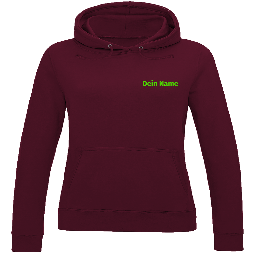 Damen Hoodie - Freiwillige Feuerwehr Grün [Personalisierbar]