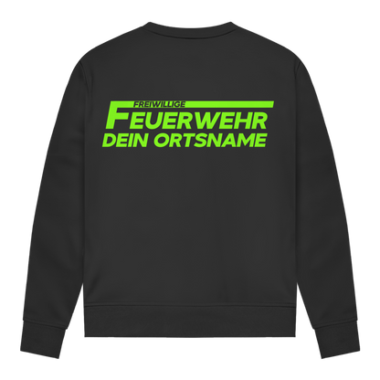 Damen Sweatshirt - Freiwillige Feuerwehr Grün [Personalisierbar]