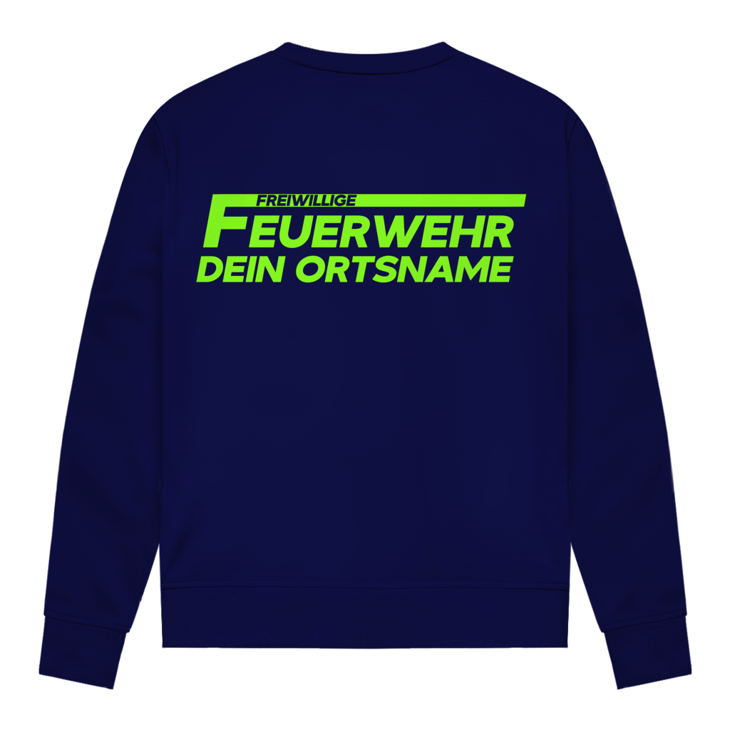 Damen Sweatshirt - Freiwillige Feuerwehr Grün [Personalisierbar]