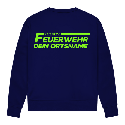 Damen Sweatshirt - Freiwillige Feuerwehr Grün [Personalisierbar]
