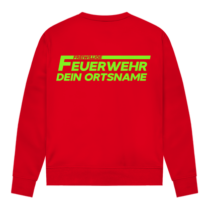 Damen Sweatshirt - Freiwillige Feuerwehr Grün [Personalisierbar]