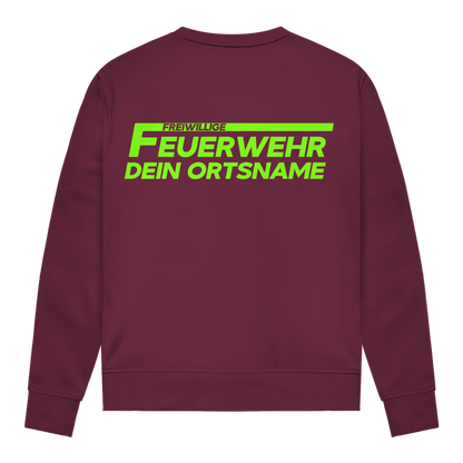 Damen Sweatshirt - Freiwillige Feuerwehr Grün [Personalisierbar]