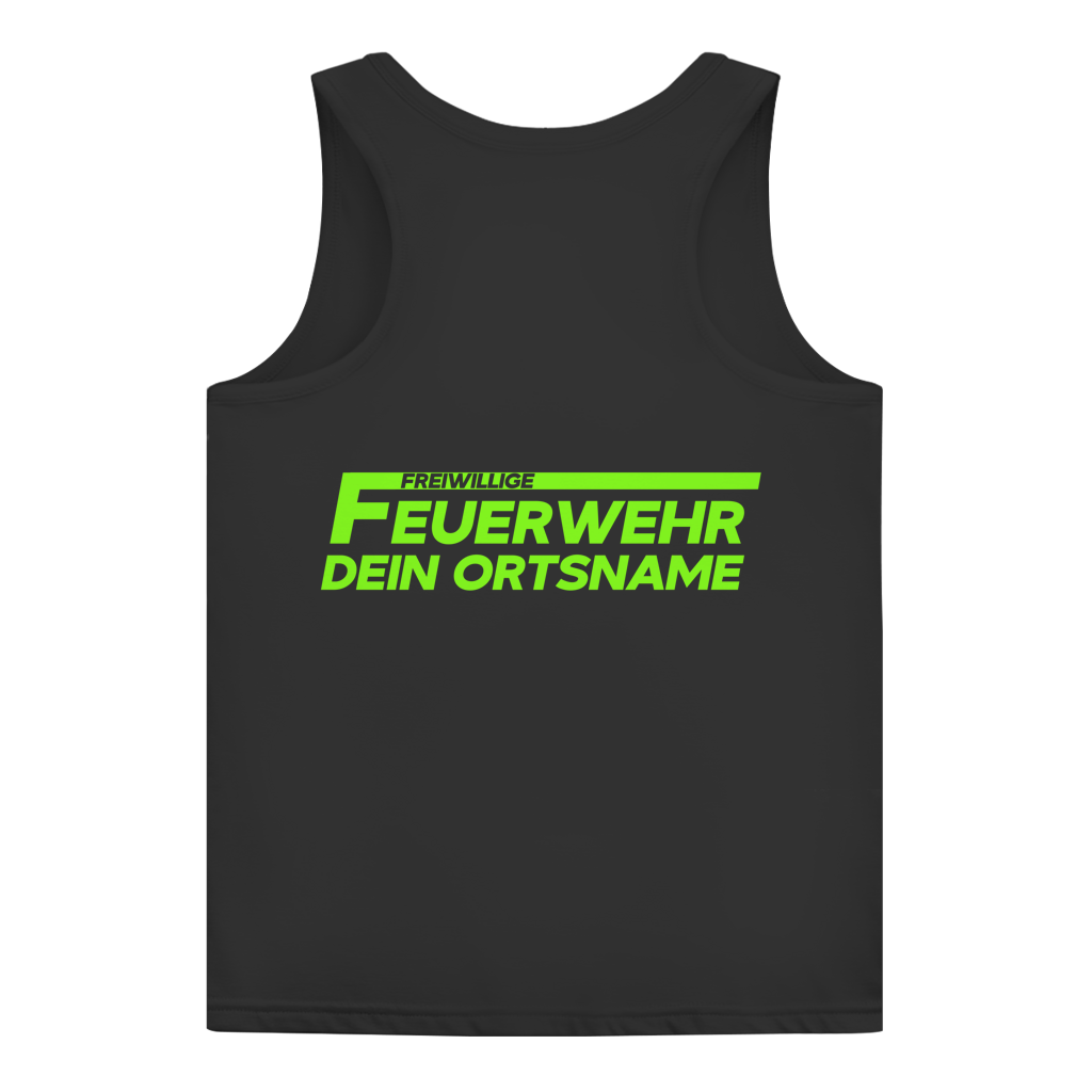 Damen Tank Top - Freiwillige Feuerwehr Grün [Personalisierbar]