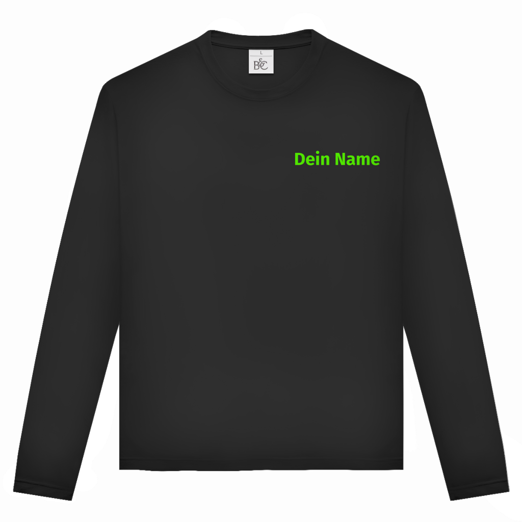 Unisex Langarmshirt - Jugendfeuerwehr Grün [Personalisierbar]