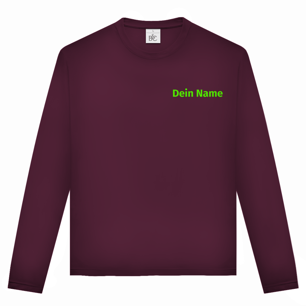 Unisex Langarmshirt - Jugendfeuerwehr Grün [Personalisierbar]