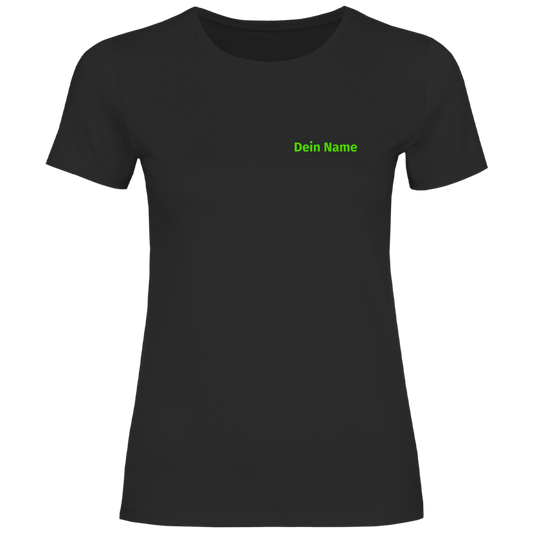 Damen T-Shirt - Jugendfeuerwehr Grün [Personalisierbar]