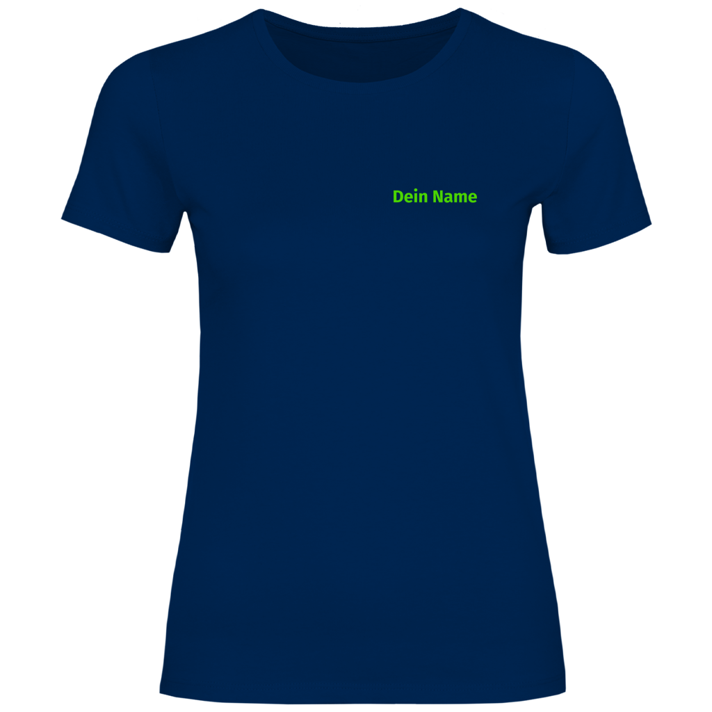 Damen T-Shirt - Jugendfeuerwehr Grün [Personalisierbar]