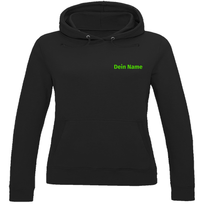 Damen Hoodie - Jugendfeuerwehr Grün [Personalisierbar]
