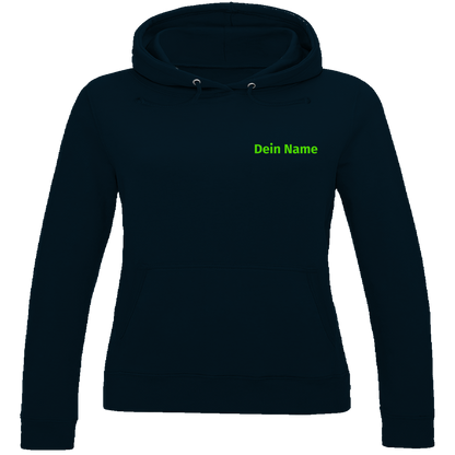 Damen Hoodie - Jugendfeuerwehr Grün [Personalisierbar]