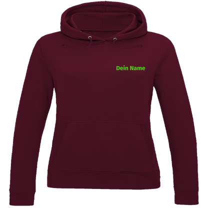 Damen Hoodie - Jugendfeuerwehr Grün [Personalisierbar]