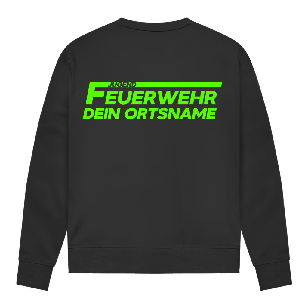 Damen Sweatshirt - Jugendfeuerwehr Grün [Personalisierbar]