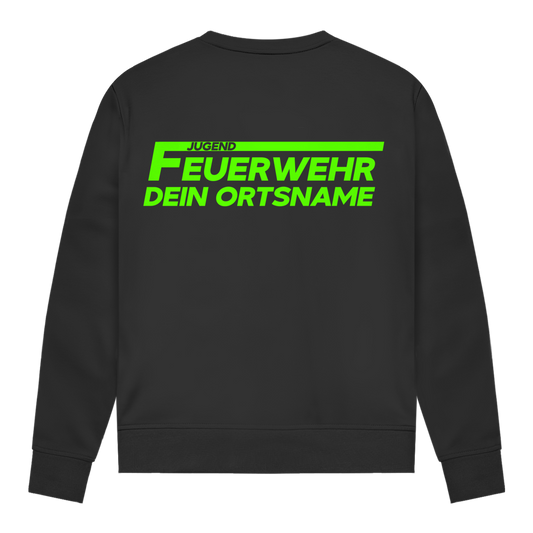 Damen Sweatshirt - Jugendfeuerwehr Grün [Personalisierbar]