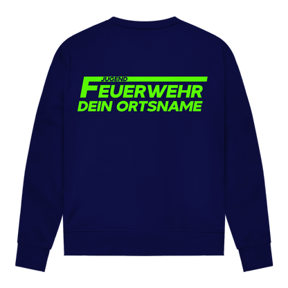 Damen Sweatshirt - Jugendfeuerwehr Grün [Personalisierbar]