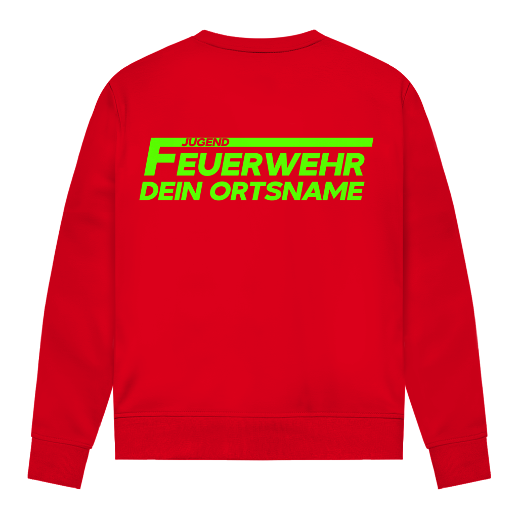 Damen Sweatshirt - Jugendfeuerwehr Grün [Personalisierbar]