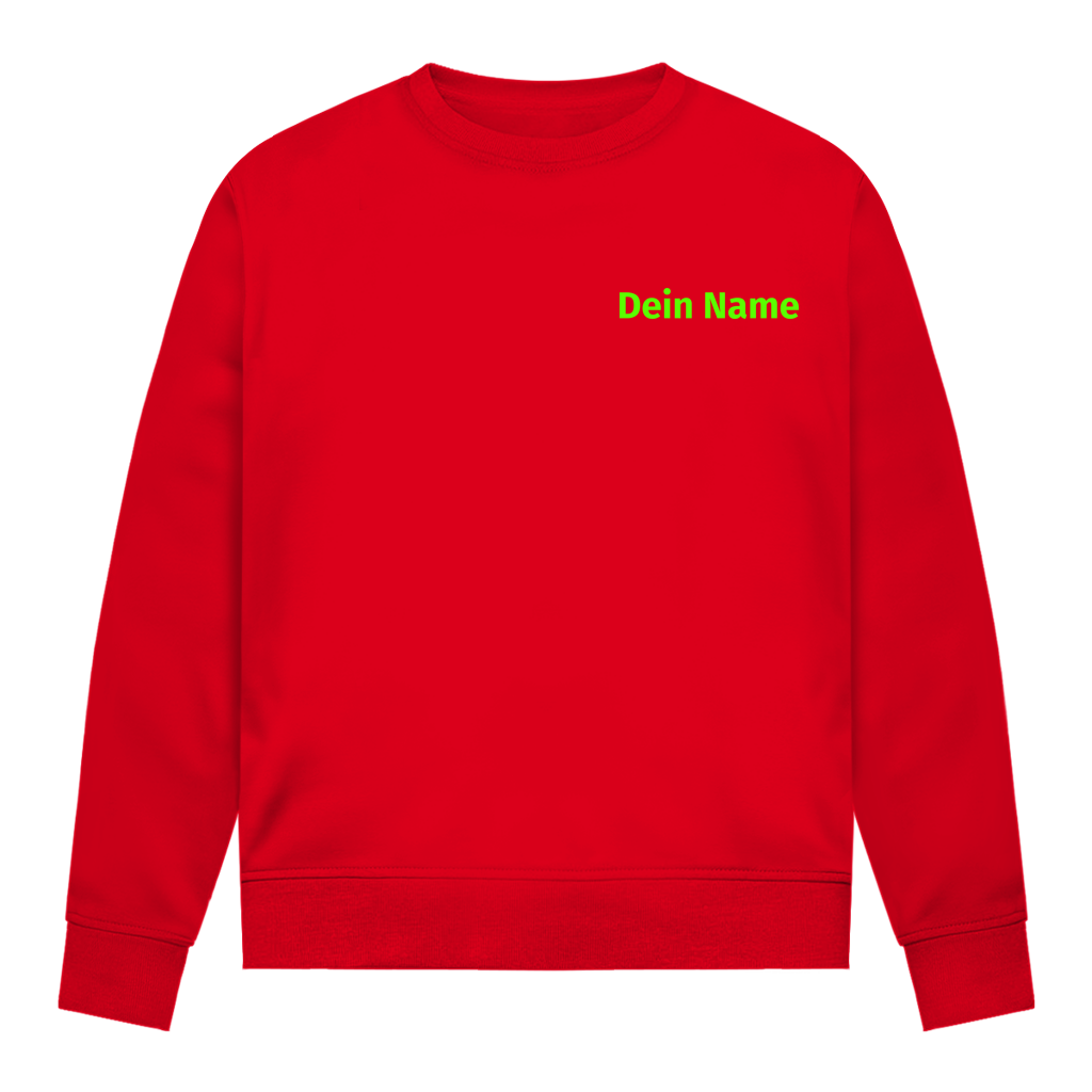 Damen Sweatshirt - Jugendfeuerwehr Grün [Personalisierbar]