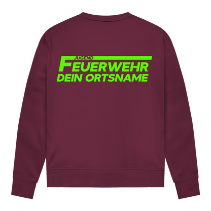 Damen Sweatshirt - Jugendfeuerwehr Grün [Personalisierbar]