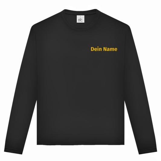 Unisex Langarmshirt - Freiwillige Feuerwehr Gelb [Personalisierbar]