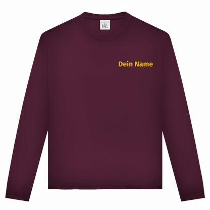 Unisex Langarmshirt - Freiwillige Feuerwehr Gelb [Personalisierbar]
