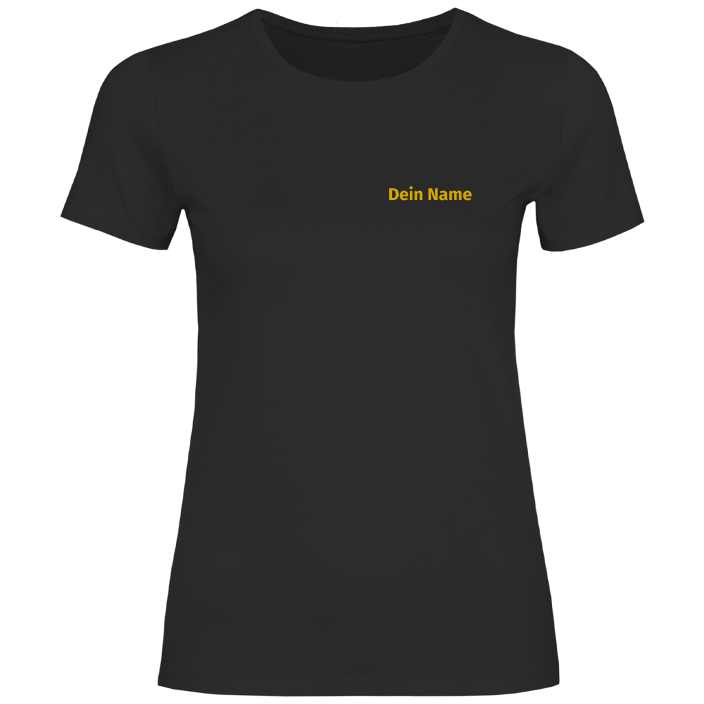 Damen T-Shirt - Freiwillige Feuerwehr Gelb [Personalisierbar]