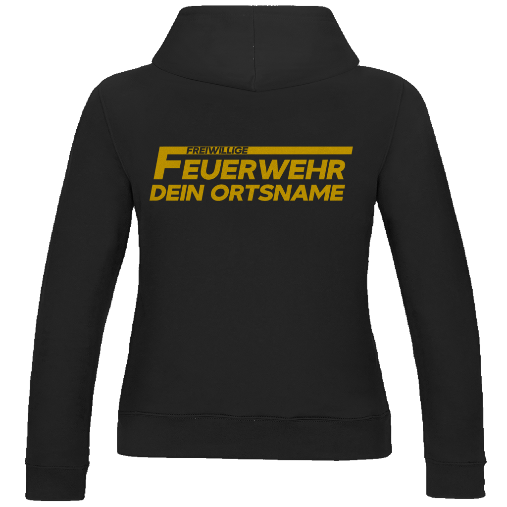 Damen Hoodie - Freiwillige Feuerwehr Gelb [Personalisierbar]